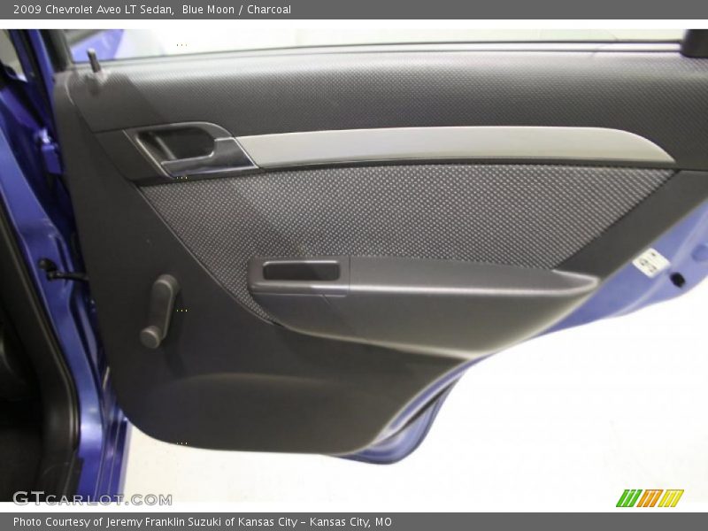 Blue Moon / Charcoal 2009 Chevrolet Aveo LT Sedan