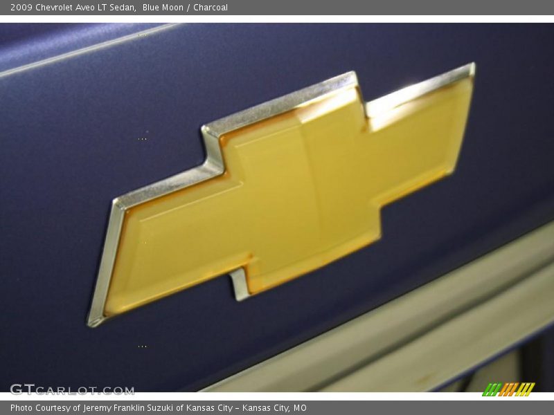 Blue Moon / Charcoal 2009 Chevrolet Aveo LT Sedan