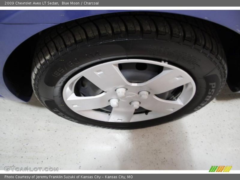 Blue Moon / Charcoal 2009 Chevrolet Aveo LT Sedan