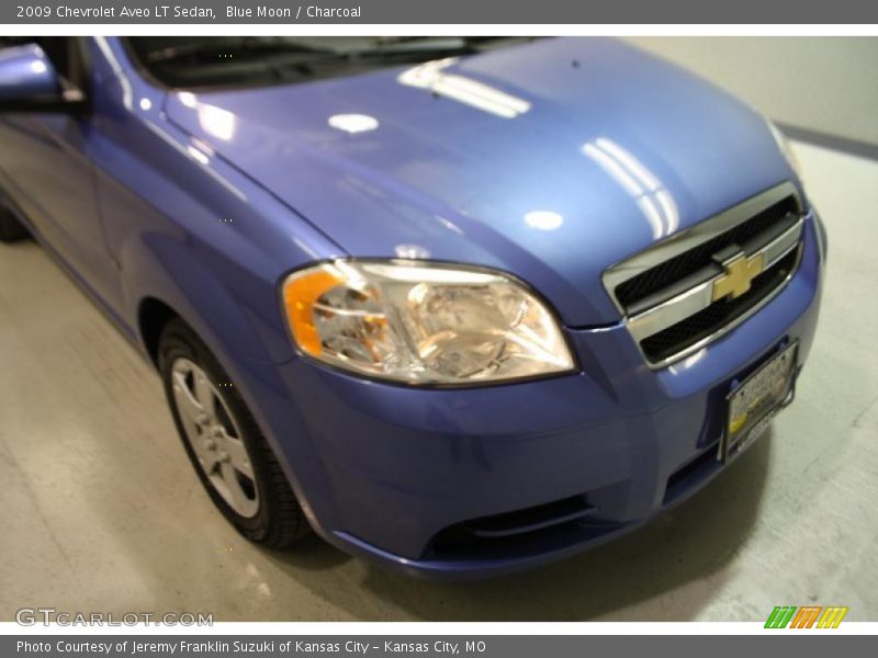 Blue Moon / Charcoal 2009 Chevrolet Aveo LT Sedan