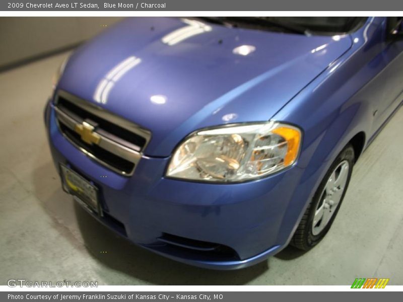 Blue Moon / Charcoal 2009 Chevrolet Aveo LT Sedan