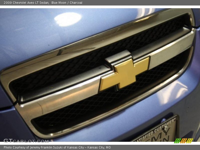 Blue Moon / Charcoal 2009 Chevrolet Aveo LT Sedan