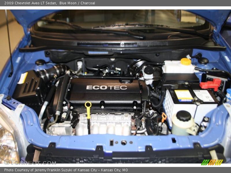 Blue Moon / Charcoal 2009 Chevrolet Aveo LT Sedan
