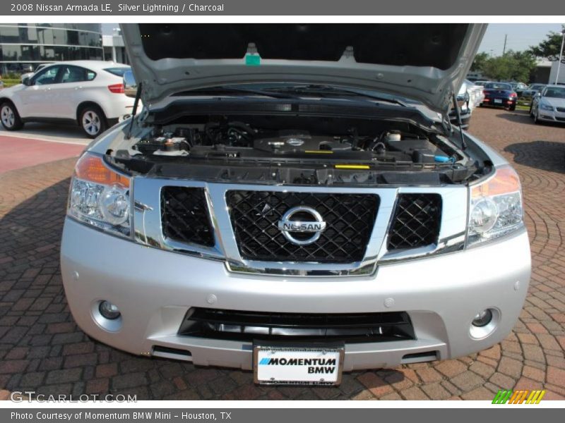 Silver Lightning / Charcoal 2008 Nissan Armada LE