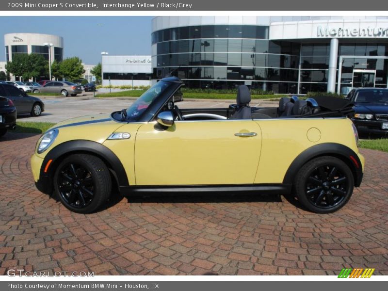 Interchange Yellow / Black/Grey 2009 Mini Cooper S Convertible