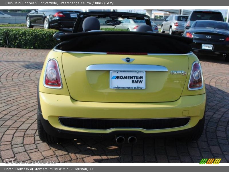 Interchange Yellow / Black/Grey 2009 Mini Cooper S Convertible