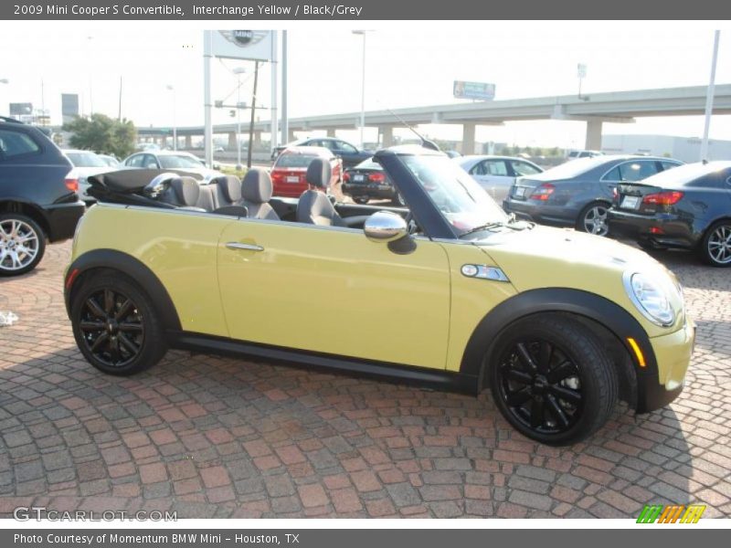 Interchange Yellow / Black/Grey 2009 Mini Cooper S Convertible