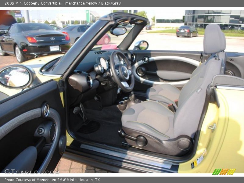 Interchange Yellow / Black/Grey 2009 Mini Cooper S Convertible