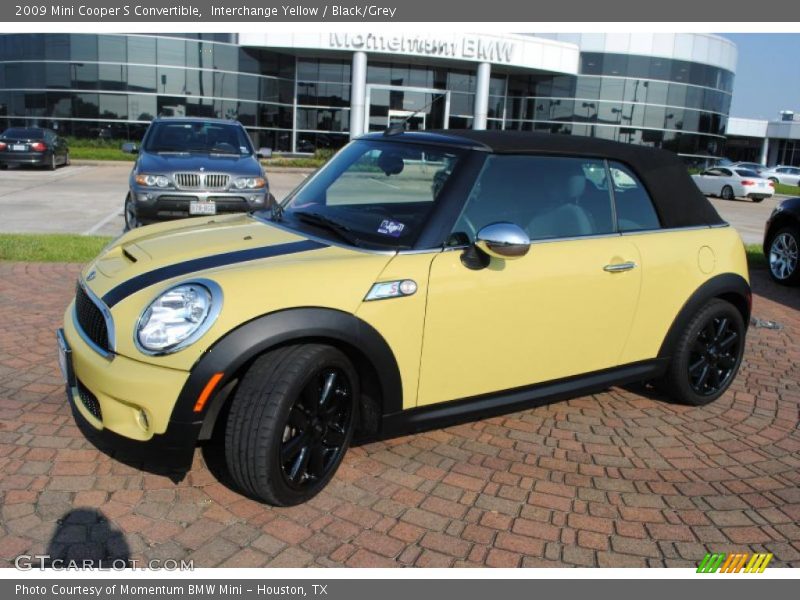 Interchange Yellow / Black/Grey 2009 Mini Cooper S Convertible