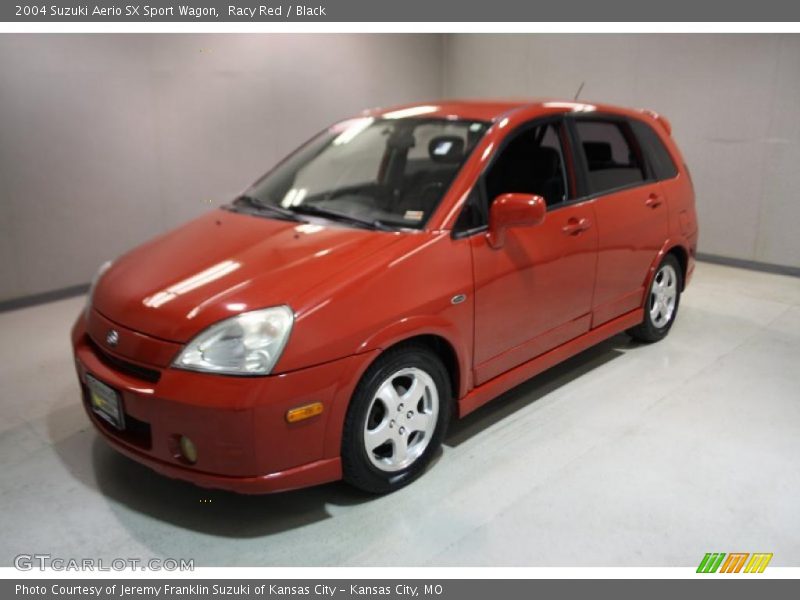 Racy Red / Black 2004 Suzuki Aerio SX Sport Wagon