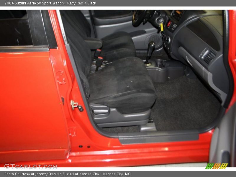 Racy Red / Black 2004 Suzuki Aerio SX Sport Wagon
