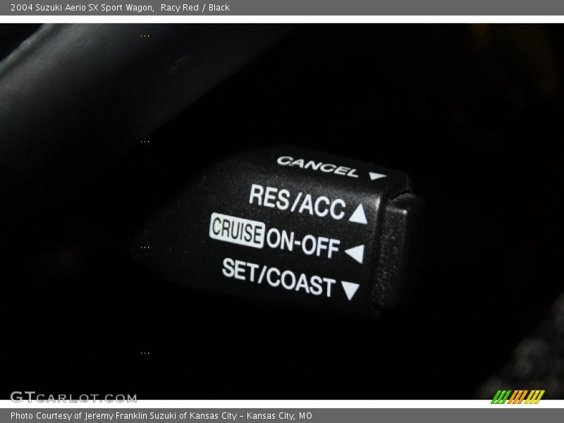 Racy Red / Black 2004 Suzuki Aerio SX Sport Wagon