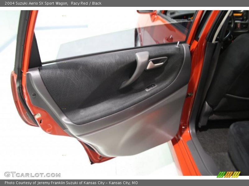 Racy Red / Black 2004 Suzuki Aerio SX Sport Wagon