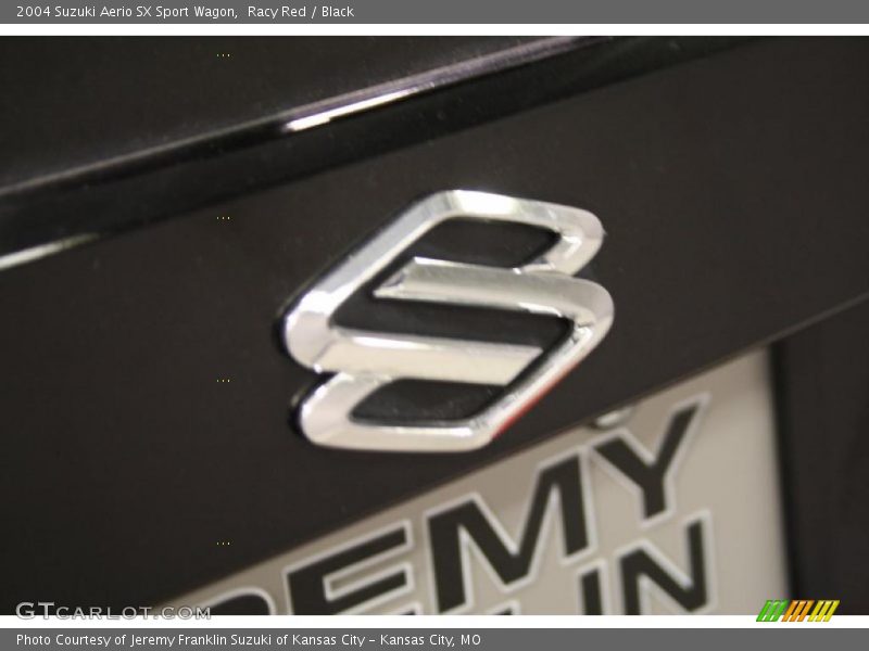 Racy Red / Black 2004 Suzuki Aerio SX Sport Wagon
