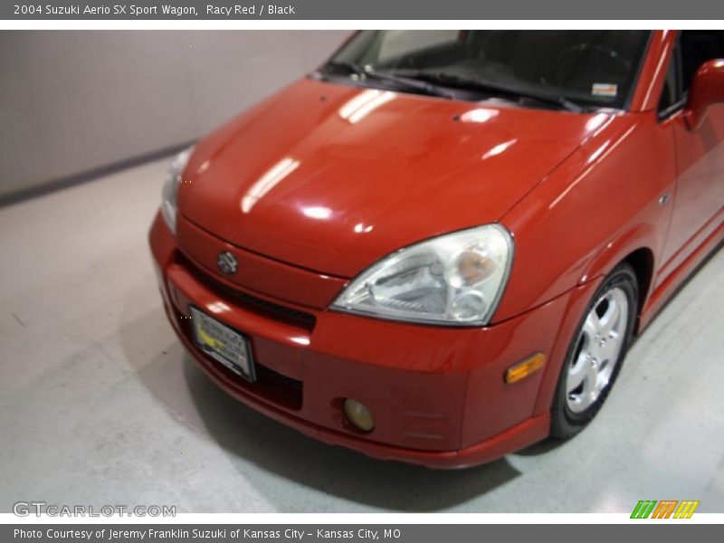 Racy Red / Black 2004 Suzuki Aerio SX Sport Wagon