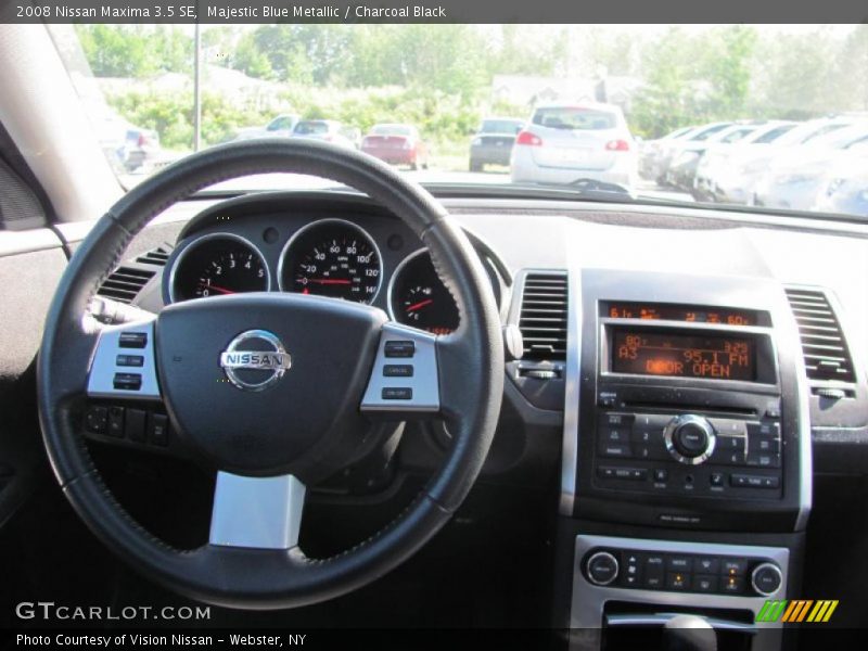 Majestic Blue Metallic / Charcoal Black 2008 Nissan Maxima 3.5 SE
