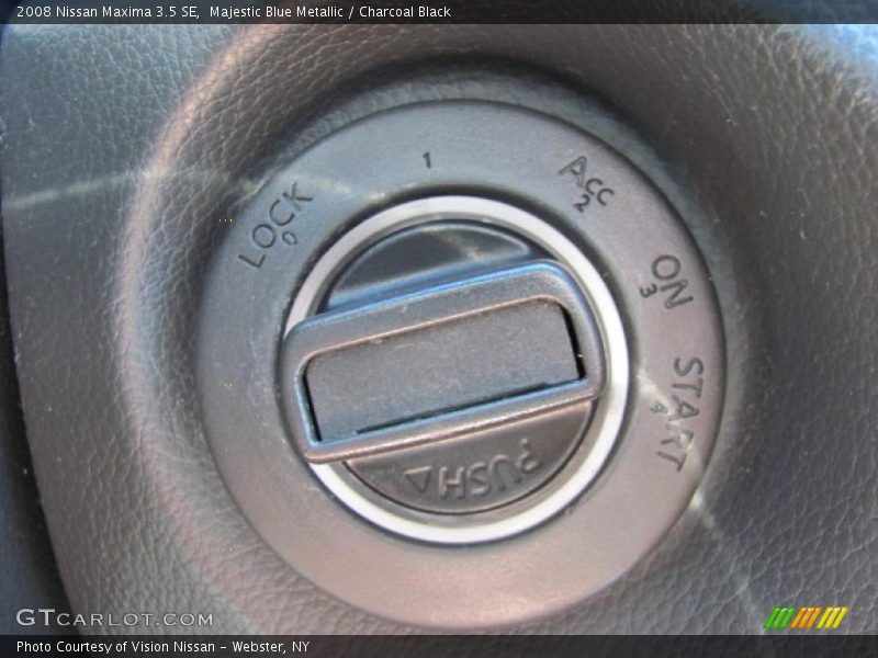 Majestic Blue Metallic / Charcoal Black 2008 Nissan Maxima 3.5 SE