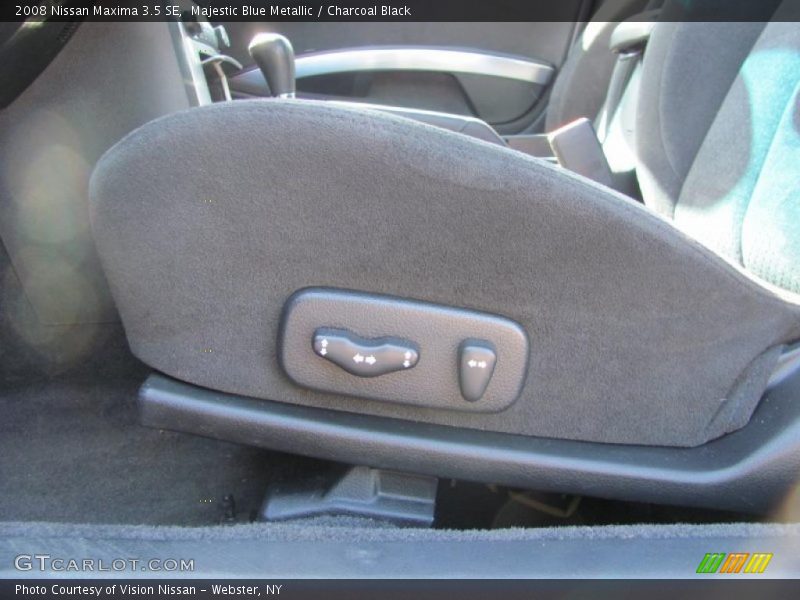 Majestic Blue Metallic / Charcoal Black 2008 Nissan Maxima 3.5 SE