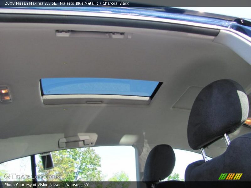 Majestic Blue Metallic / Charcoal Black 2008 Nissan Maxima 3.5 SE