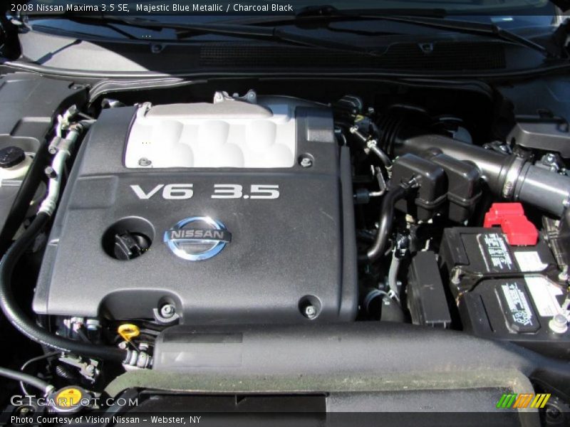 Majestic Blue Metallic / Charcoal Black 2008 Nissan Maxima 3.5 SE