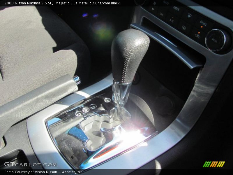 Majestic Blue Metallic / Charcoal Black 2008 Nissan Maxima 3.5 SE