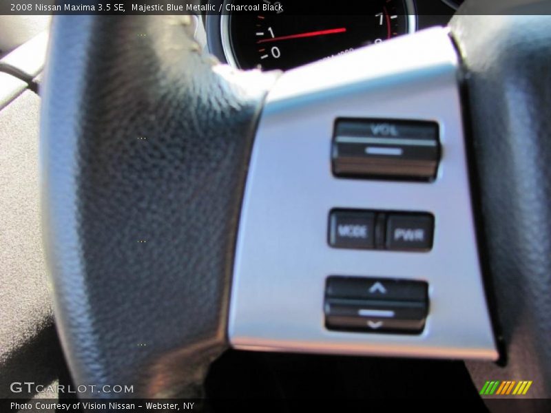 Majestic Blue Metallic / Charcoal Black 2008 Nissan Maxima 3.5 SE