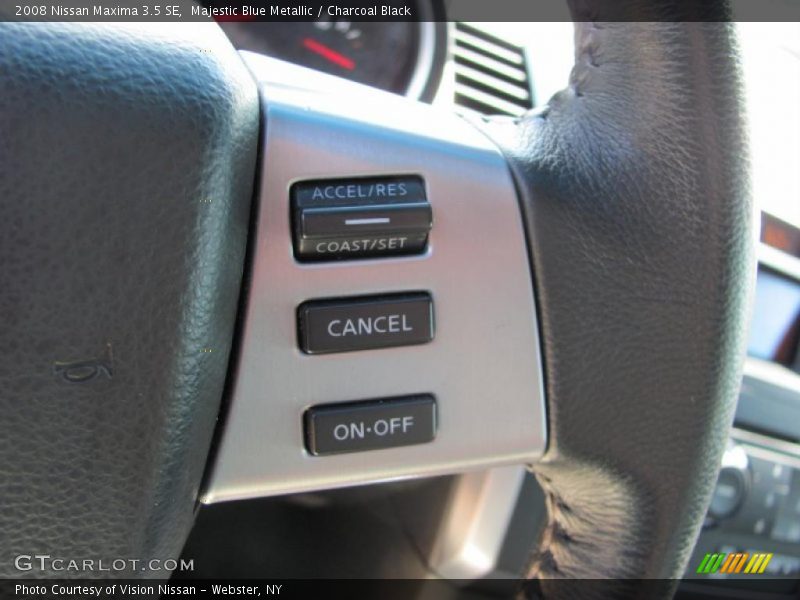 Majestic Blue Metallic / Charcoal Black 2008 Nissan Maxima 3.5 SE