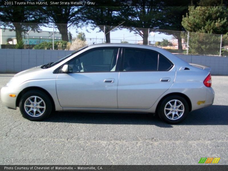 Silver Strata Metallic / Gray 2001 Toyota Prius Hybrid