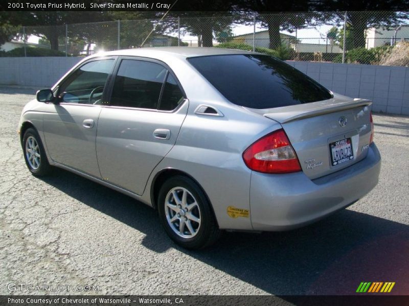 Silver Strata Metallic / Gray 2001 Toyota Prius Hybrid