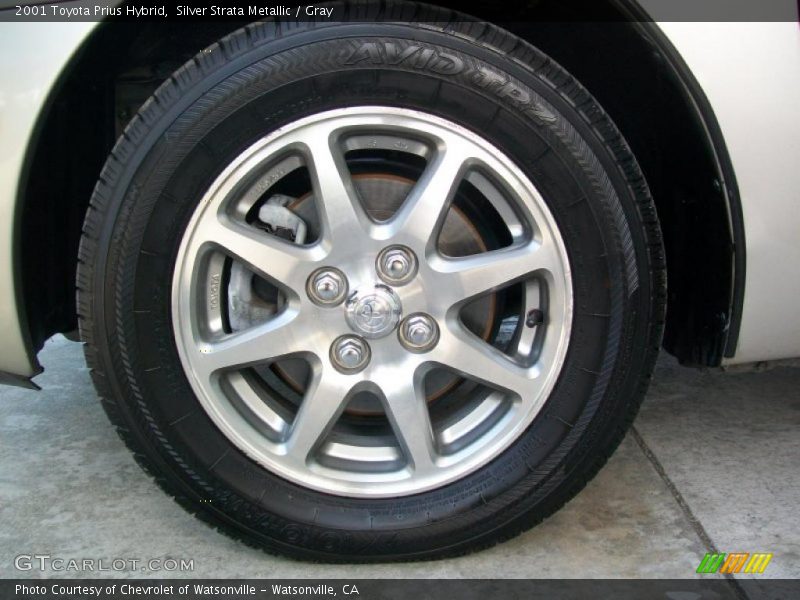 Silver Strata Metallic / Gray 2001 Toyota Prius Hybrid