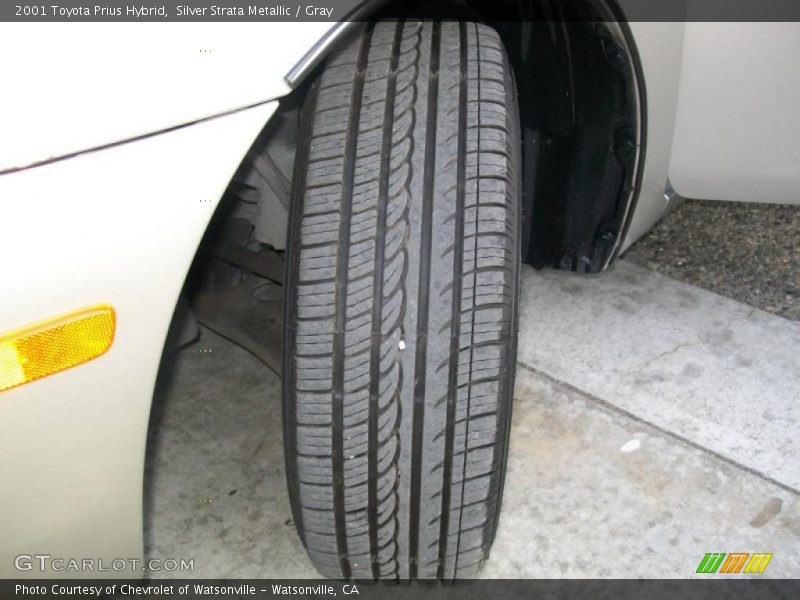 Silver Strata Metallic / Gray 2001 Toyota Prius Hybrid