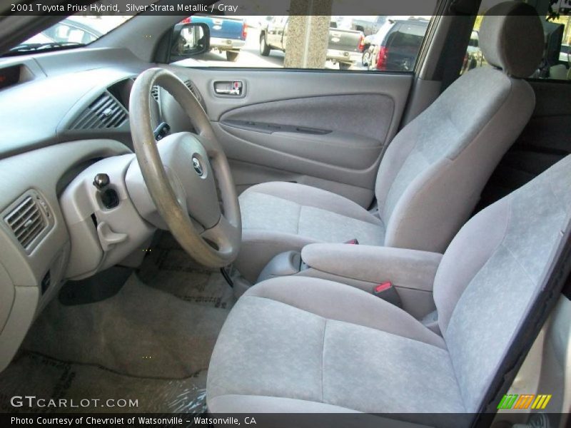 Silver Strata Metallic / Gray 2001 Toyota Prius Hybrid