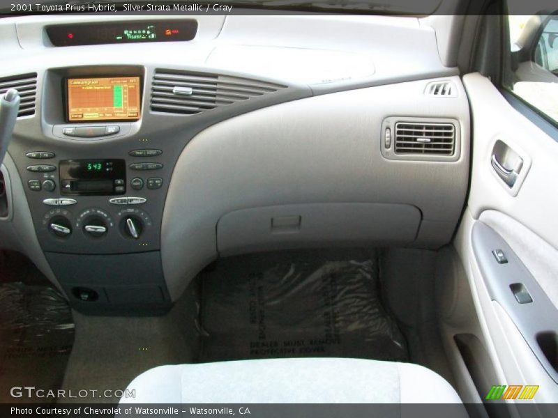 Silver Strata Metallic / Gray 2001 Toyota Prius Hybrid