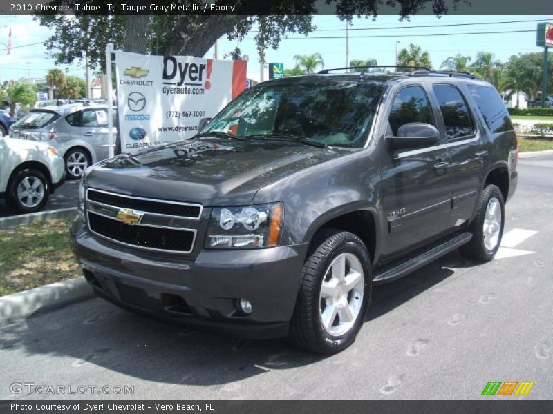 Taupe Gray Metallic / Ebony 2010 Chevrolet Tahoe LT