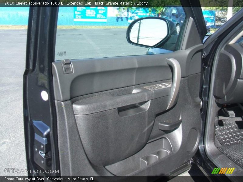 Black Granite Metallic / Ebony 2010 Chevrolet Silverado 1500 LT Extended Cab