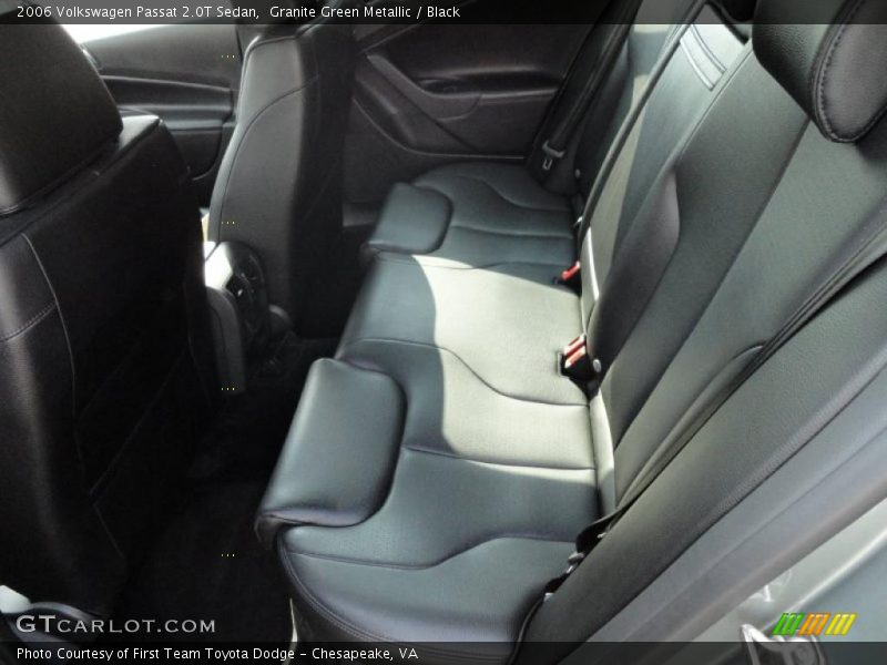 Granite Green Metallic / Black 2006 Volkswagen Passat 2.0T Sedan