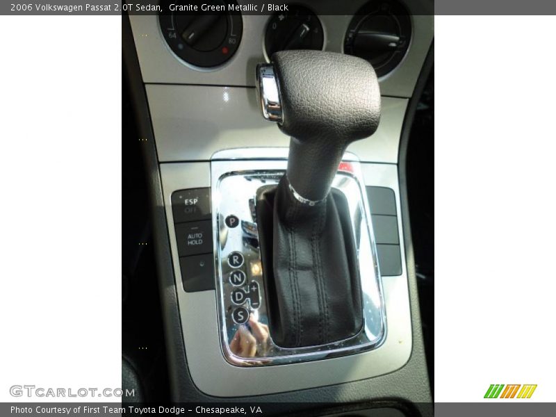Granite Green Metallic / Black 2006 Volkswagen Passat 2.0T Sedan