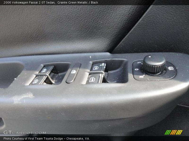 Granite Green Metallic / Black 2006 Volkswagen Passat 2.0T Sedan