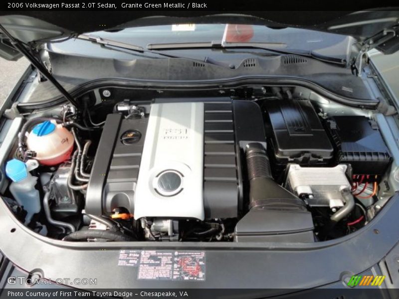 Granite Green Metallic / Black 2006 Volkswagen Passat 2.0T Sedan