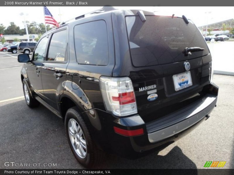 Black / Black 2008 Mercury Mariner V6 Premier