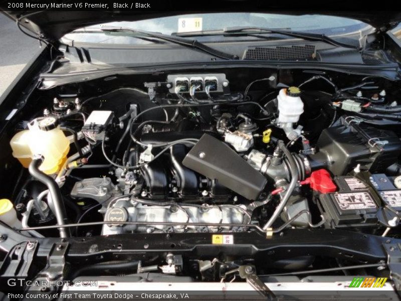 Black / Black 2008 Mercury Mariner V6 Premier