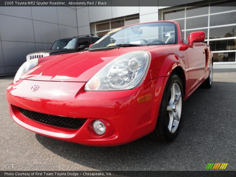 Absolutely Red / Black 2005 Toyota MR2 Spyder Roadster