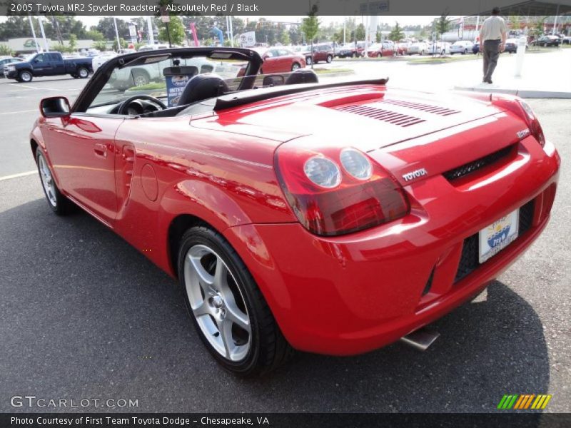  2005 MR2 Spyder Roadster Absolutely Red