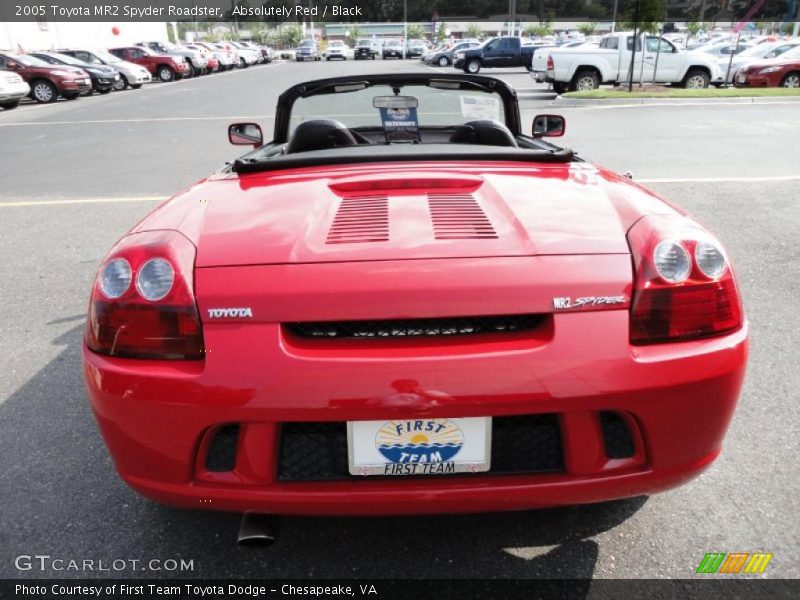 Absolutely Red / Black 2005 Toyota MR2 Spyder Roadster