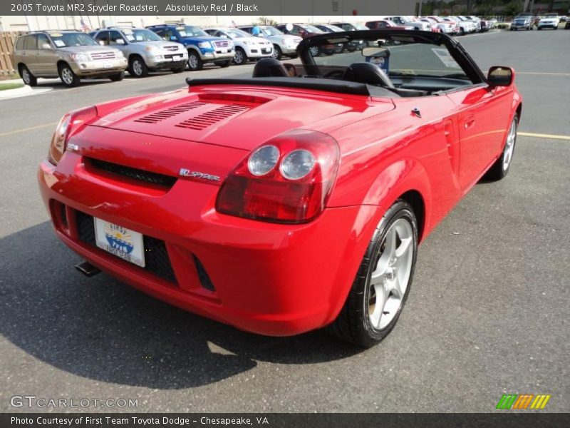 Absolutely Red / Black 2005 Toyota MR2 Spyder Roadster