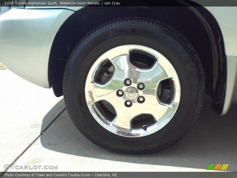 Millenium Silver Metallic / Ash Gray 2006 Toyota Highlander Sport