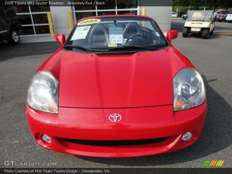 Absolutely Red / Black 2005 Toyota MR2 Spyder Roadster