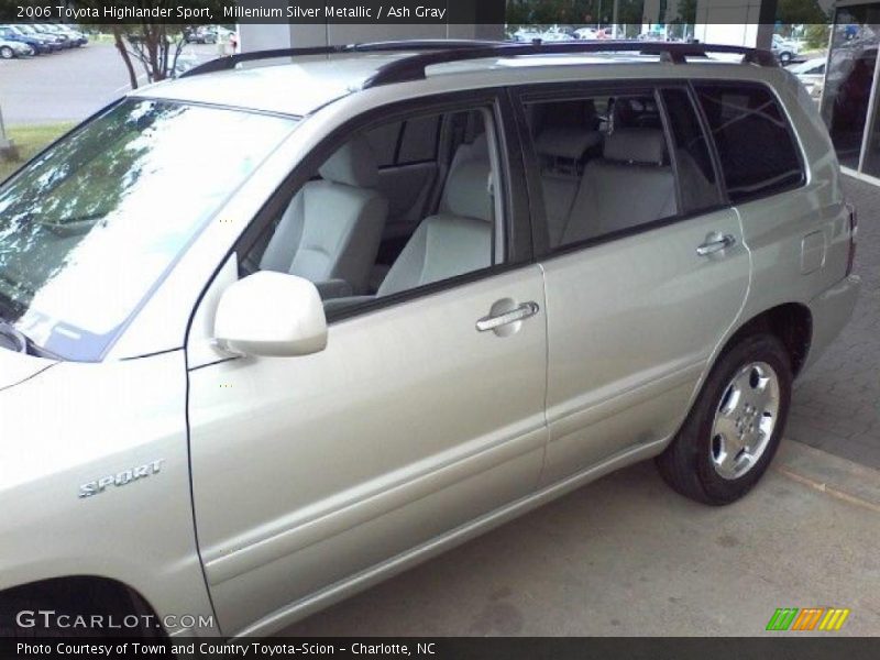 Millenium Silver Metallic / Ash Gray 2006 Toyota Highlander Sport