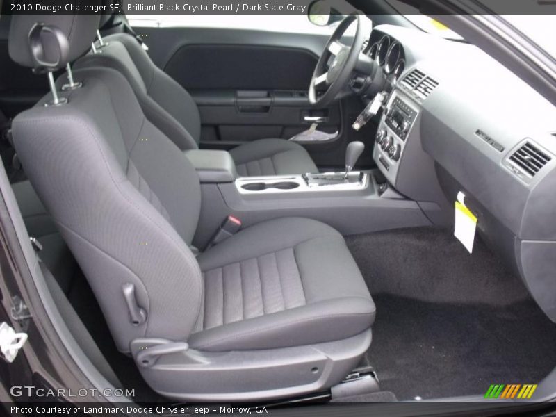 Brilliant Black Crystal Pearl / Dark Slate Gray 2010 Dodge Challenger SE