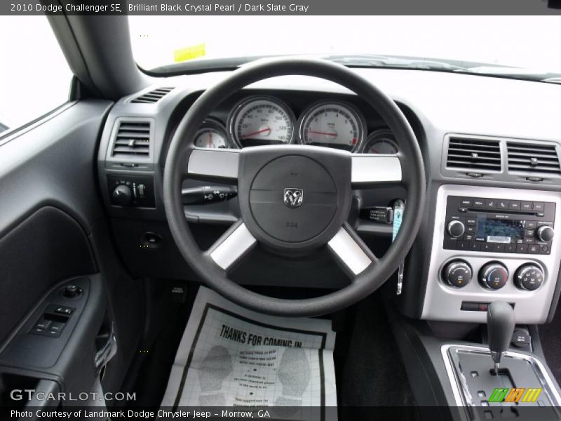Brilliant Black Crystal Pearl / Dark Slate Gray 2010 Dodge Challenger SE